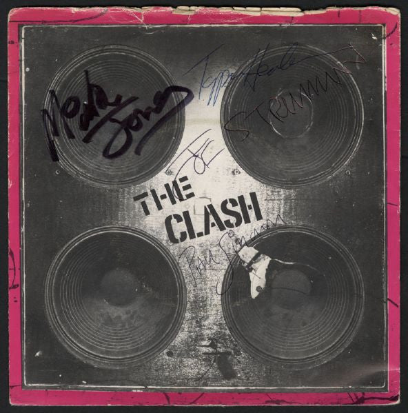 The Clash Signed "Complete Control/City of the Dead" 45 Picture Sleeve