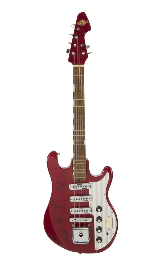 Lot 622: FOO FIGHTERS 1960s TEISCO ET-300 ELECTRIC GUITAR