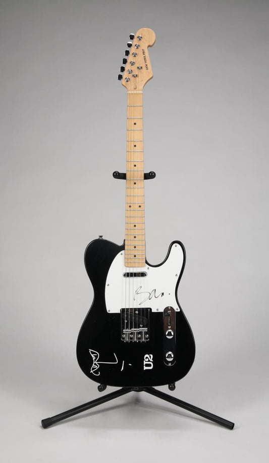Lot 646: BONO SIGNED GUITAR