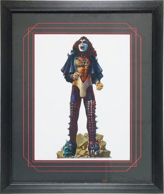 Lot 77: 1977 Original Kiss Gene Simmons Love Gun Painting