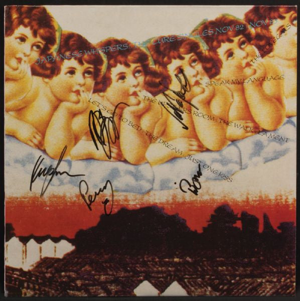 The Cure Signed "Japanese Whispers" Album Cover