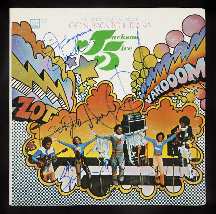 Lot 8: JACKSON FIVE SIGNED ALBUM