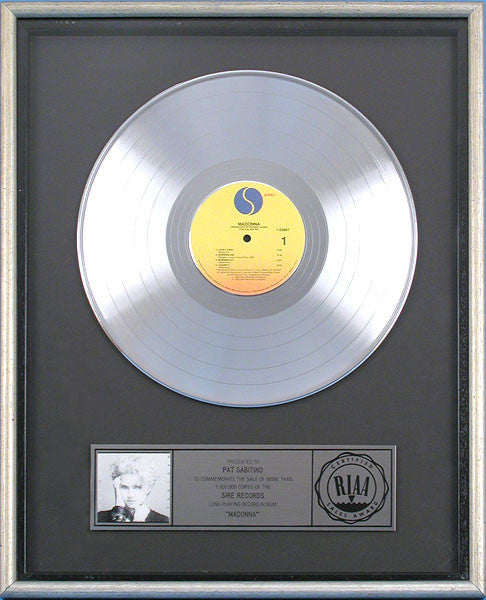 "MADONNA" Original RIAA Award