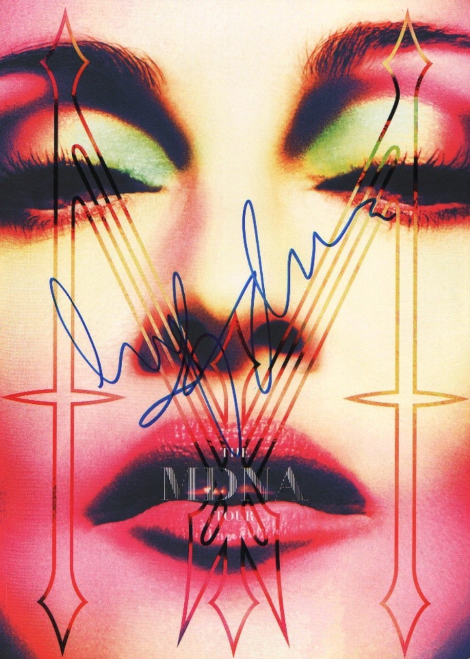 MADONNA signed MDNA tour program