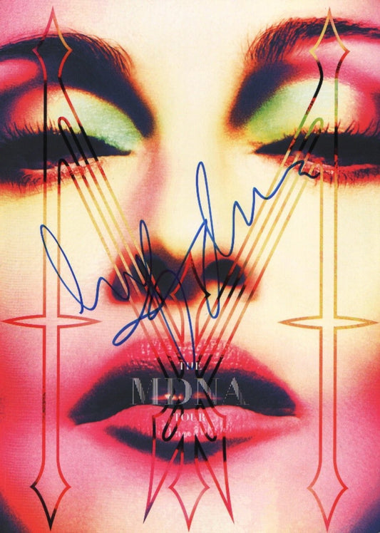 MADONNA signed MDNA tour program