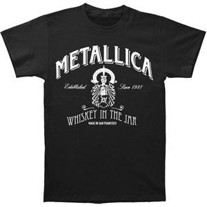 METALLICA Whiskey Label T-shirt