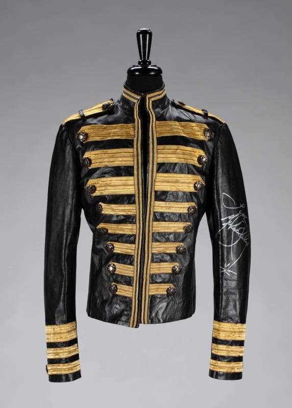 MICHAEL JACKSON SIGNED ROBERTO CAVALLI JACKET
