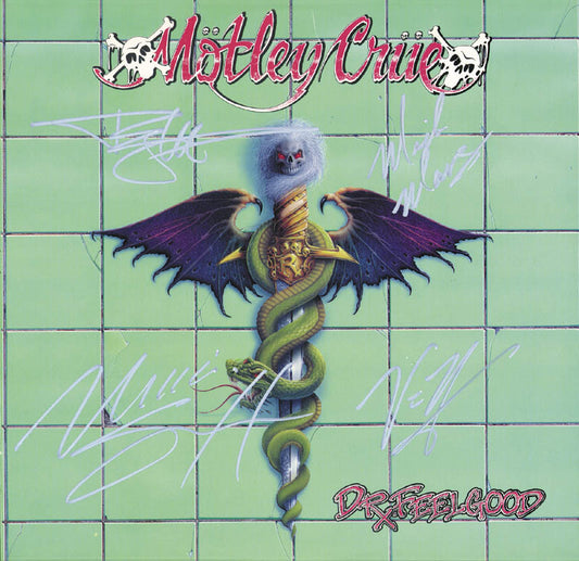 MÖTLEY CRÜE SIGNED "DR. FEELGOOD ALBUM"