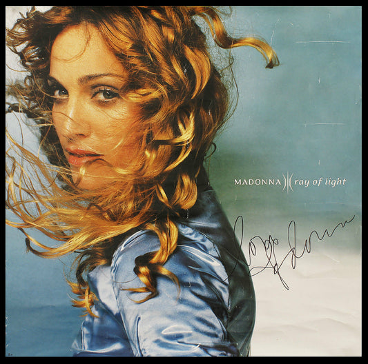 Madonna Signed & Inscribed "Ray of Light" Album Promotional Poster