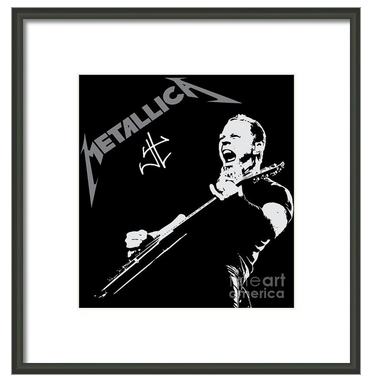 Metallica Framed Print