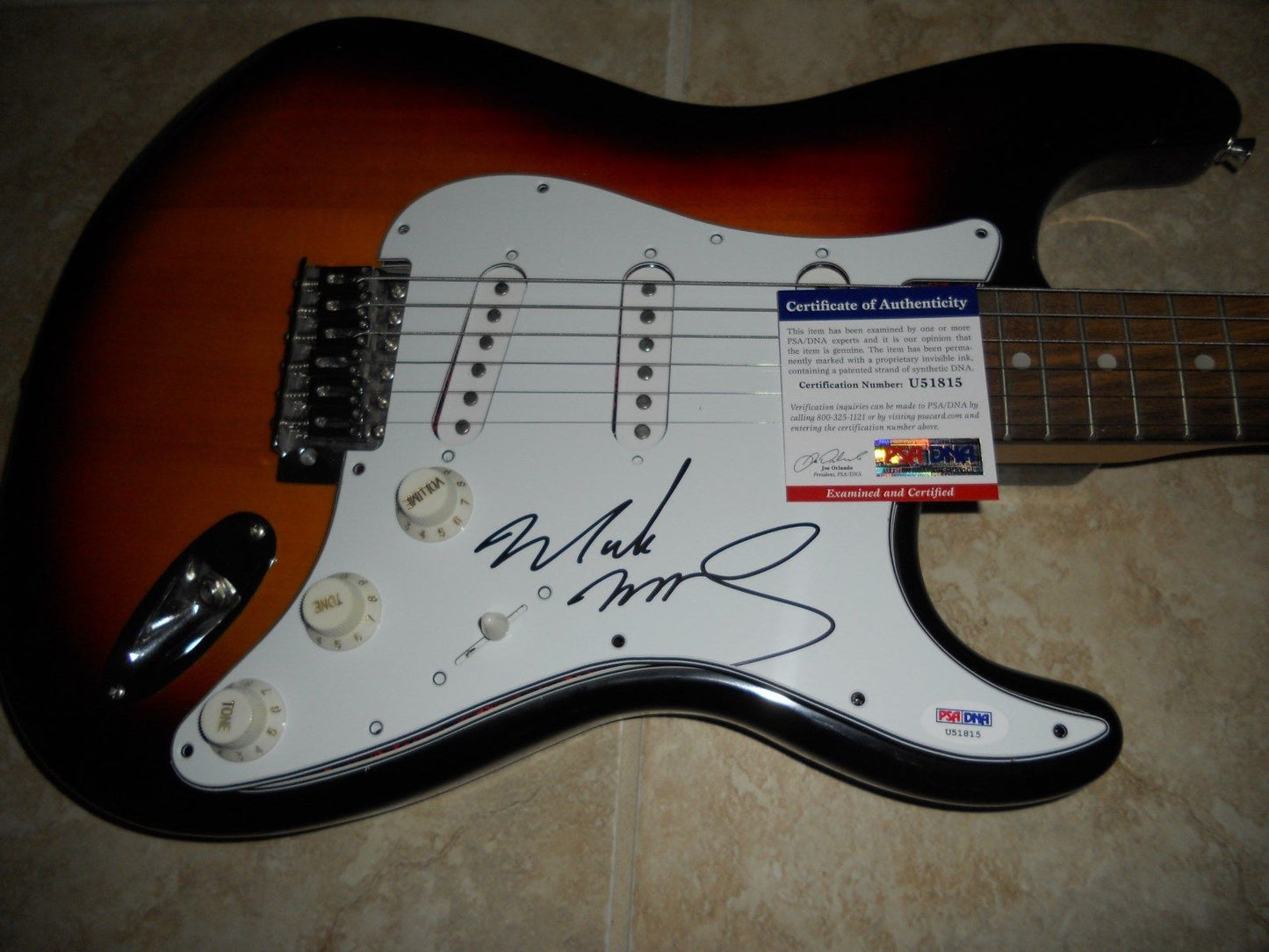 Mick Mars Motley Crue Signed Autographed Electric Guitar PSA Certified