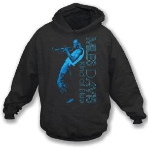 Miles Davis-Kind of Blue Hooded Sweatshirt, Color Black