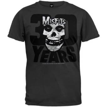 Misfits - 30th Anniversary Flock Foil T-Shirt