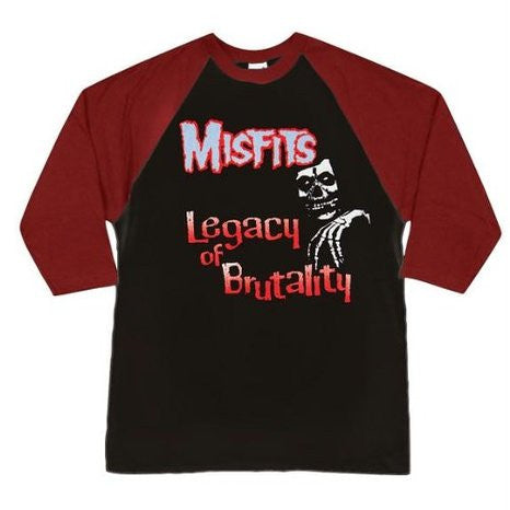 Misfits - Legacy Of Brutality Vintage Baseball Shirt
