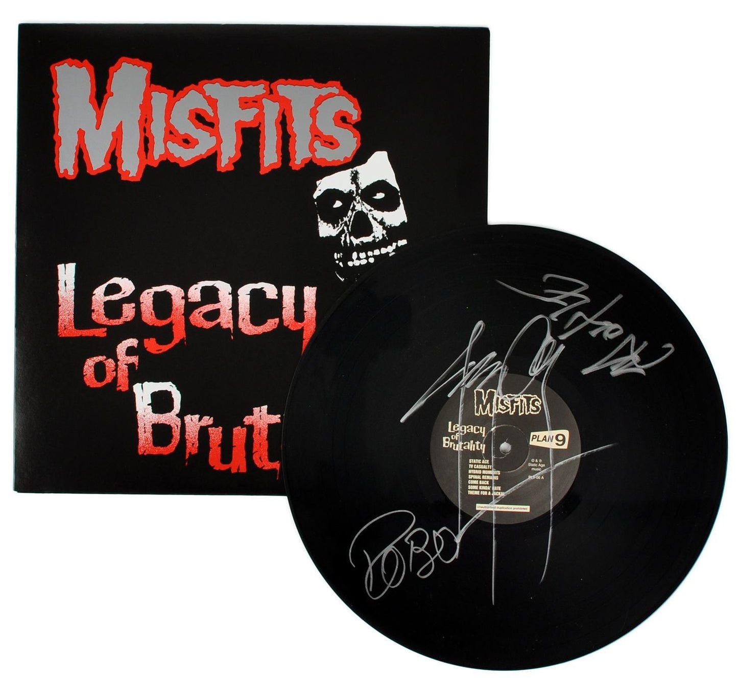 Misfits - Legends of Punk Rock - Autographed "Legacy of Brutality" Record Album