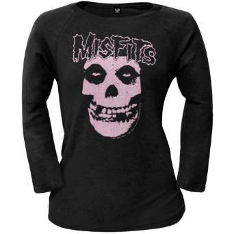 Misfits - Skull Juniors Thermal Long Sleeve T-Shirt