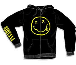 NIRVANA SMILEY MEN'S HOODIE