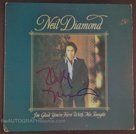 Neil Diamond I'm Glad You're Here With Me Tonight Autographed Album