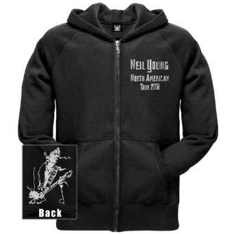 Neil Young - Mens North America 08 Zip Hoodie