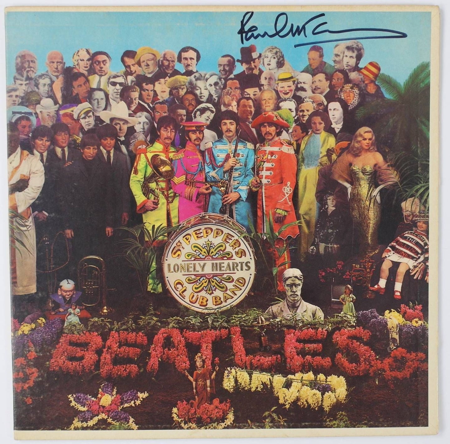 Paul McCartney THE BEATLES Signed Autograph "Sgt Pepper" Mono Album LP CAIAZZO