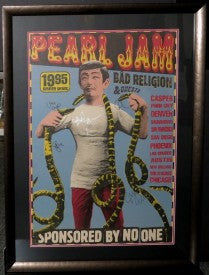 Pearl Jam Signed Concert Poster