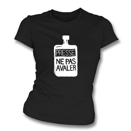 Presse Ne Pas Avaler (As worn by Thom Yorke of Radiohead) Girl's Slim-Fit T-shirt