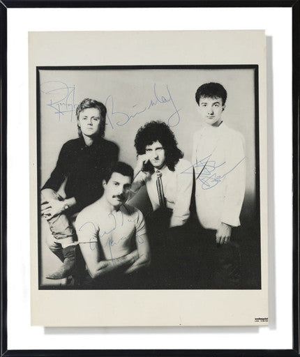 Queen Signed Publicity Photograph The Works 1984