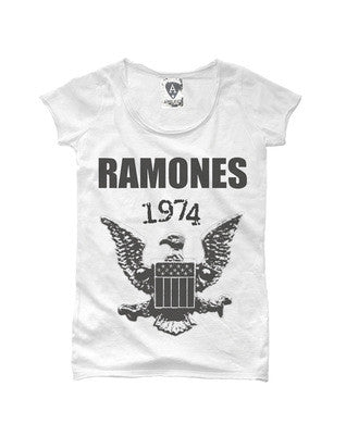 RAMONES 74 CREW TEE SHIRT