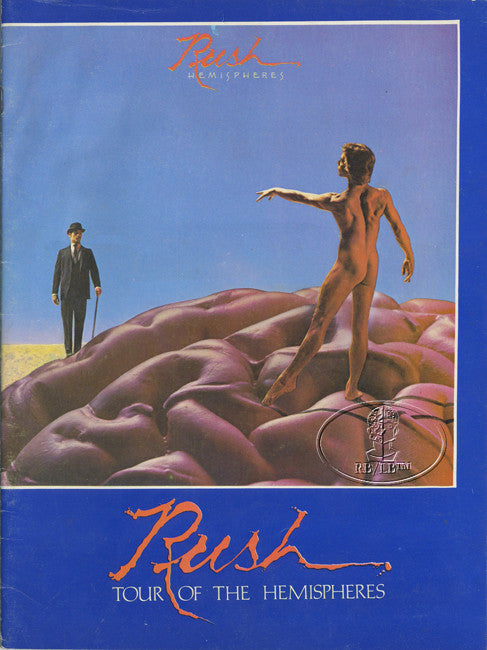 RUSH 1978-79 HEMISPHERES Tour Concert Program Programme Book