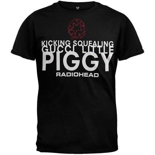 Radiohead - Gucci Piggy Soft T-Shirt
