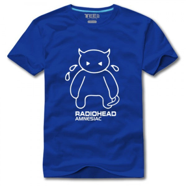 Radiohead Amnesiac logo short sleeve t shirt