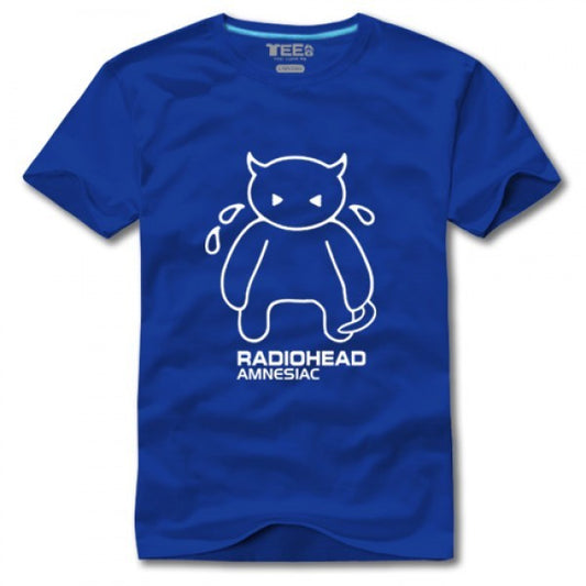 Radiohead Amnesiac logo short sleeve t shirt