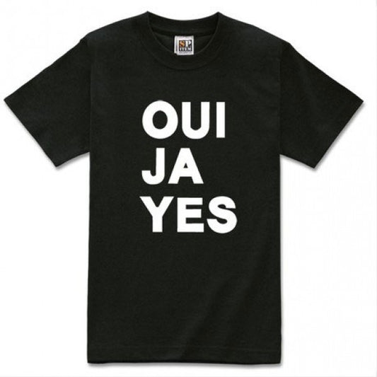 Radiohead OUI JA YES logo t shirt