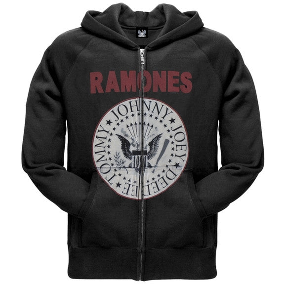 Ramones - Seal Logo Zip Hoodie