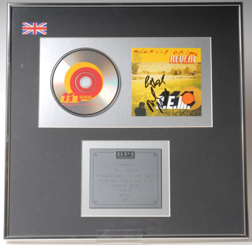 Reveal - Fully Autographed Scarce FULLY AUTOGRAPHED official 2001 UK BPI Certified PLATINUM CD award