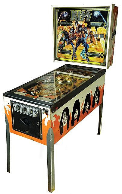 Vintage KISS pinball machine. (1978)