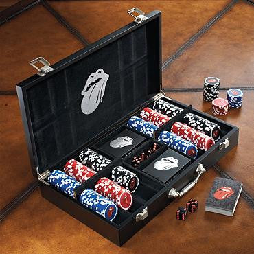 Rolling Stones Poker Set
