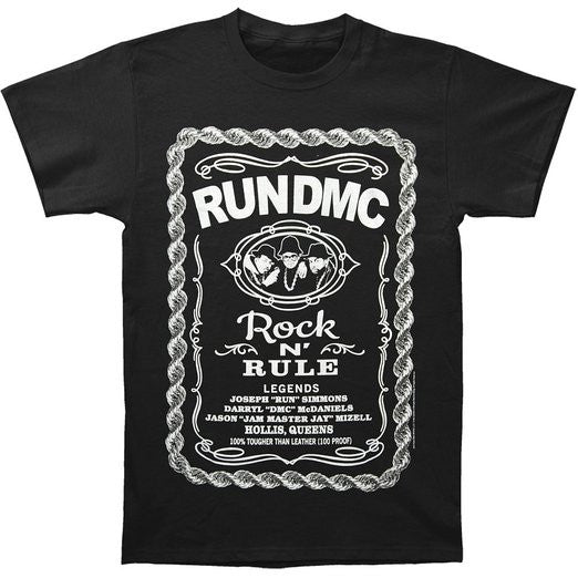 Run DMC - Rock and Rule Whiskey T-Shirt