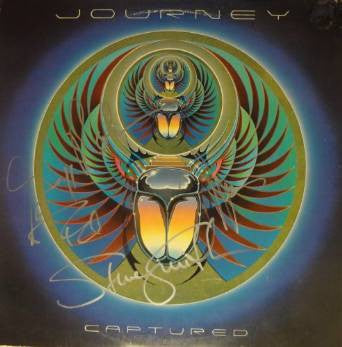 Signed Journey Autographed Captured Lp Album Vinyl W/pics Nice!