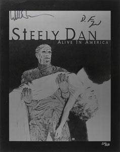 Steely Dan Limited edition 12.5 x 16 publicity poster for their Alive in America album