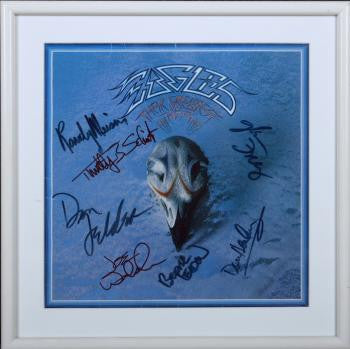 The Eagles - Greatest Hits Signed Album Cover