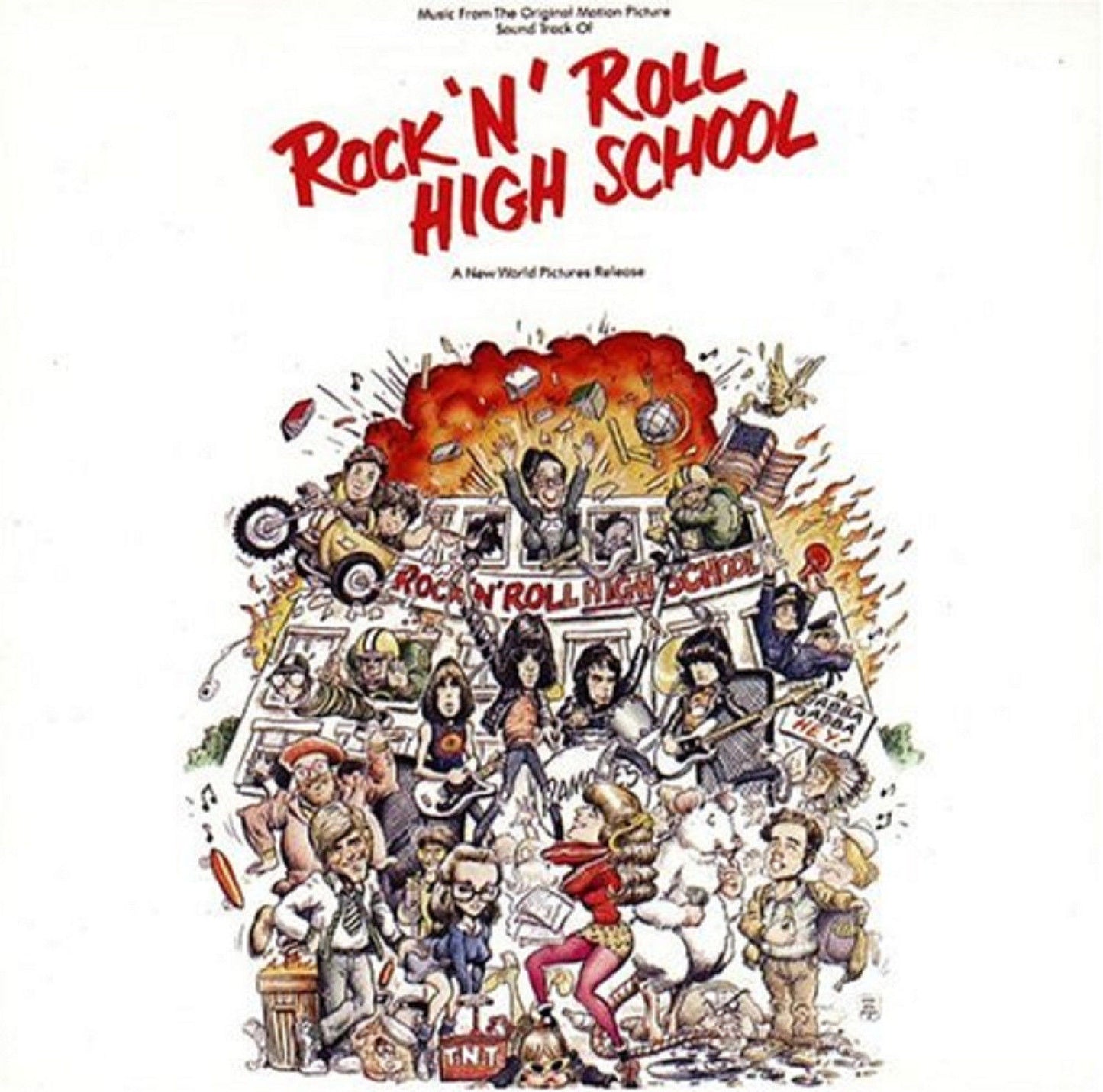 THE RAMONES Rock 'N' Roll High School SOUNDTRACK Sire Records SEALED VINYL LP