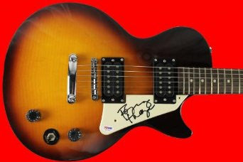 TOMMY THAYER KISS SIGNED GUITAR LES PAUL STYLE AUTOGRAPHED CERTIFICATE OF AUTHENTICITY PSA/DNA #T21301