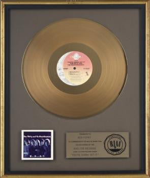TOM PETTY AND THE HEARTBREAKERS GOLD RECORD AWARD
