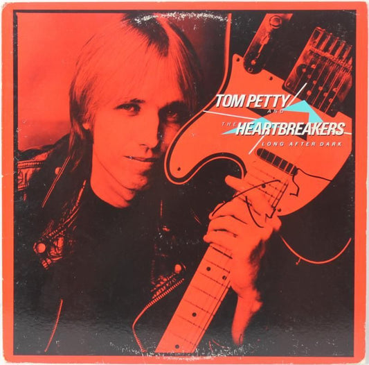 TOM PETTY LONG AFTER DARK AUTHENTIC SIGNED ALBUM COVER AUTOGRAPHED JSA #K57553