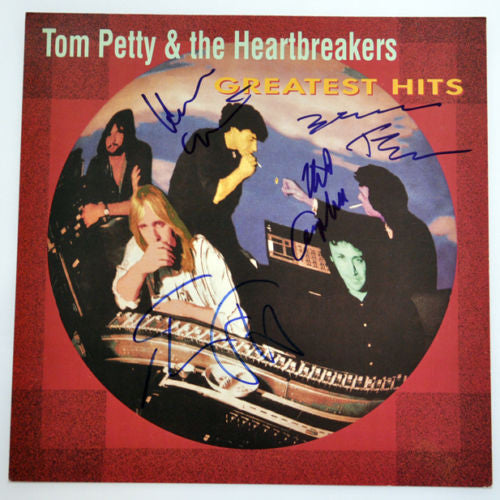 TOM PETTY & THE HEARTBREAKERS signed autograph 12" Record Cover Flat PROOF!