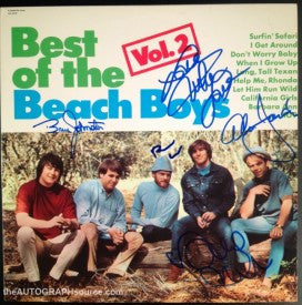 The Beach Boys Autgraphed Album - "Best Of Vol. 2"