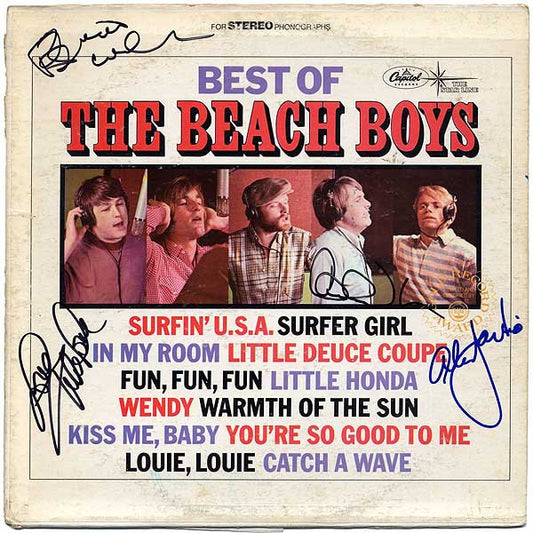 The Beach Boys Signed "Best of the Beach Boys" Album