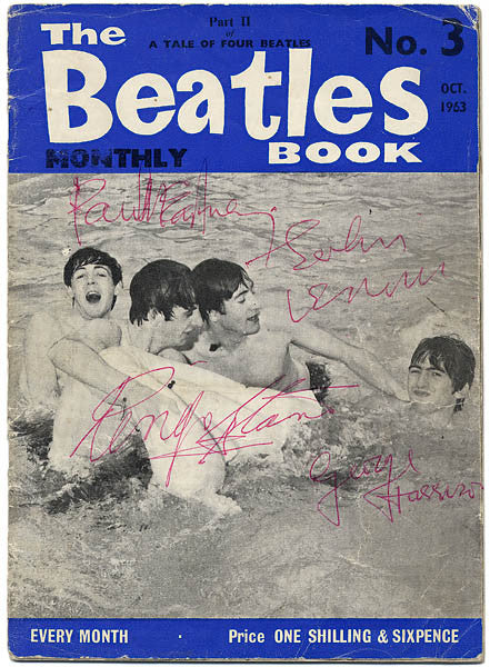 The Beatles 1963 Signed Original "Beatles Monthly Book No. 3"