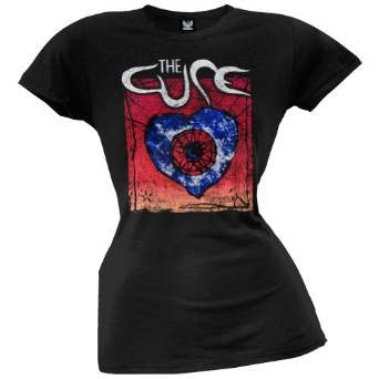 The Cure - Womens Heart Juniors T-shirt